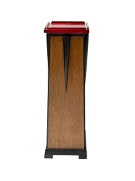 Art Deco Pedestal by E.G.C. Schubad, Oak & Padouk, Dutch Design, 1920s